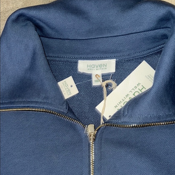 NWT Haven Well Within Organic Cotton Half-Zip women sweater. - Picture 4 of 8